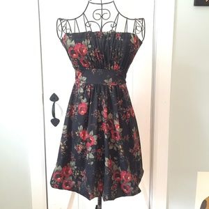 Floral Print Strapless Dress from American Rag